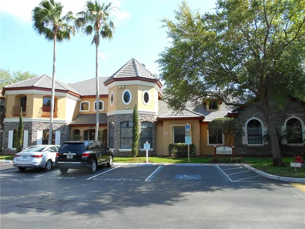 a front view of multiple houses