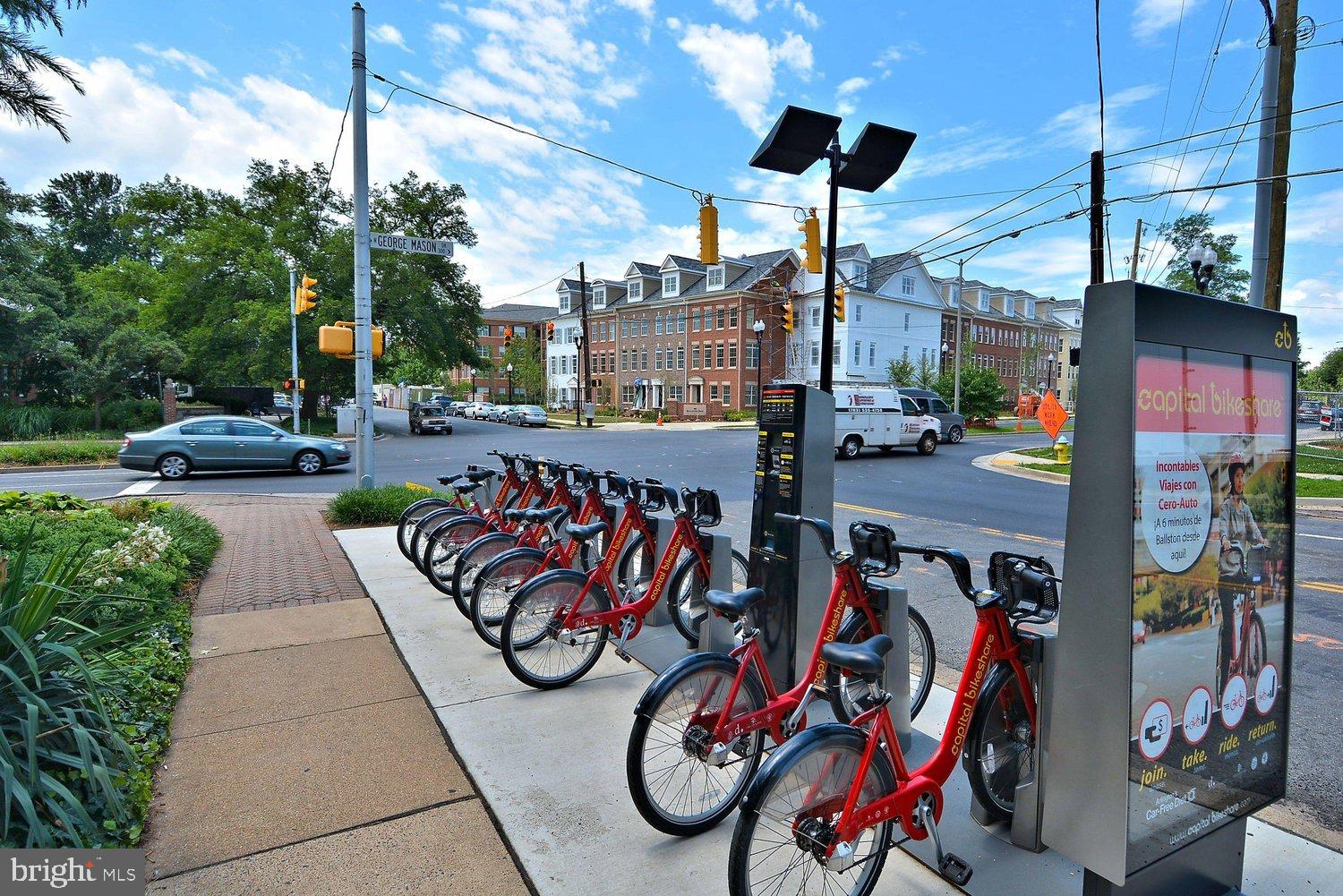 4312 2nd Road North, Unit 2 Arlington, VA 22203 - Photo 37 of 66 Bikes ready for adventure in a vibrant city.