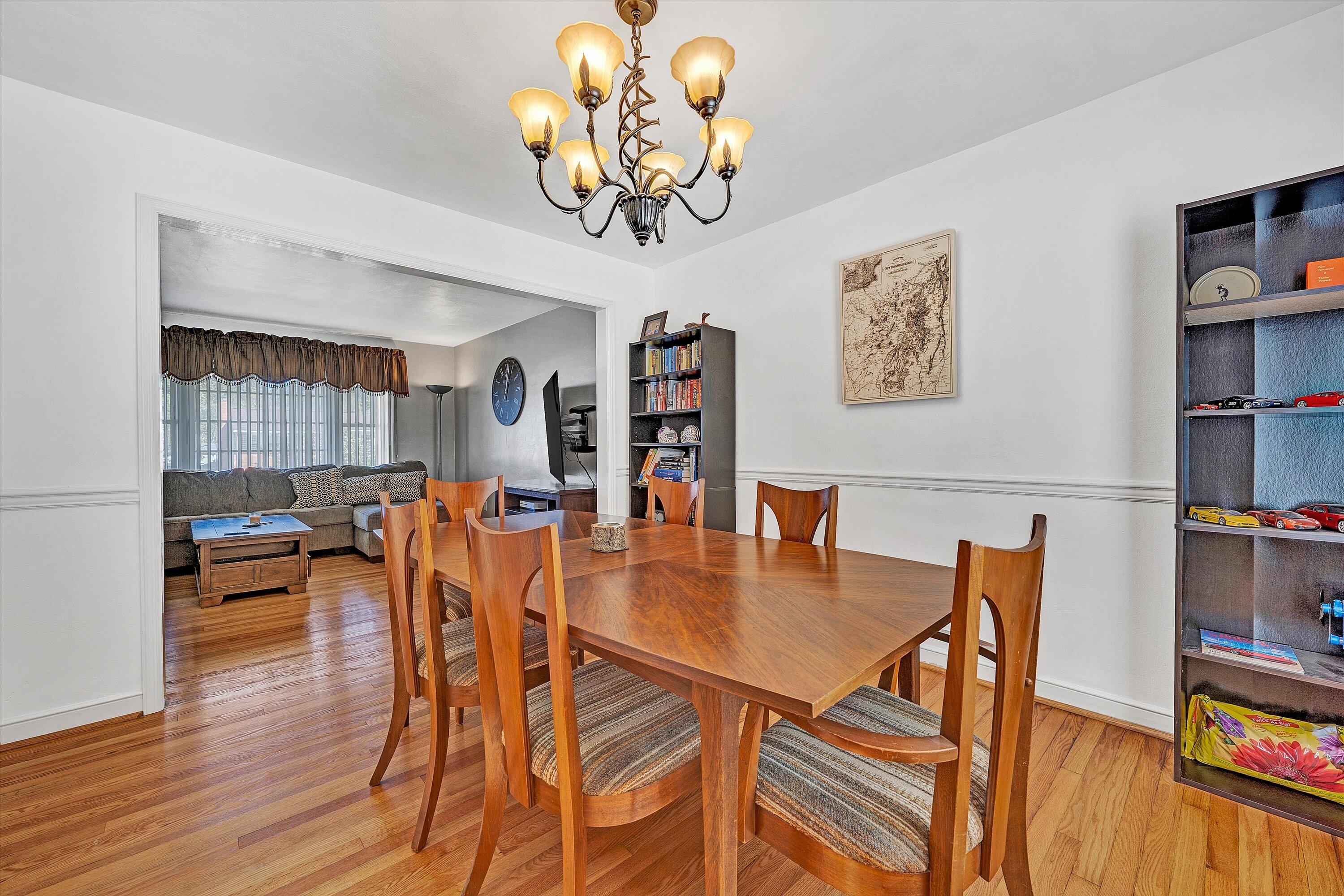 6836 Trevilian Road Roanoke, VA 24019 - Photo 14 of 47 a view of a dining room with furniture and wooden floor