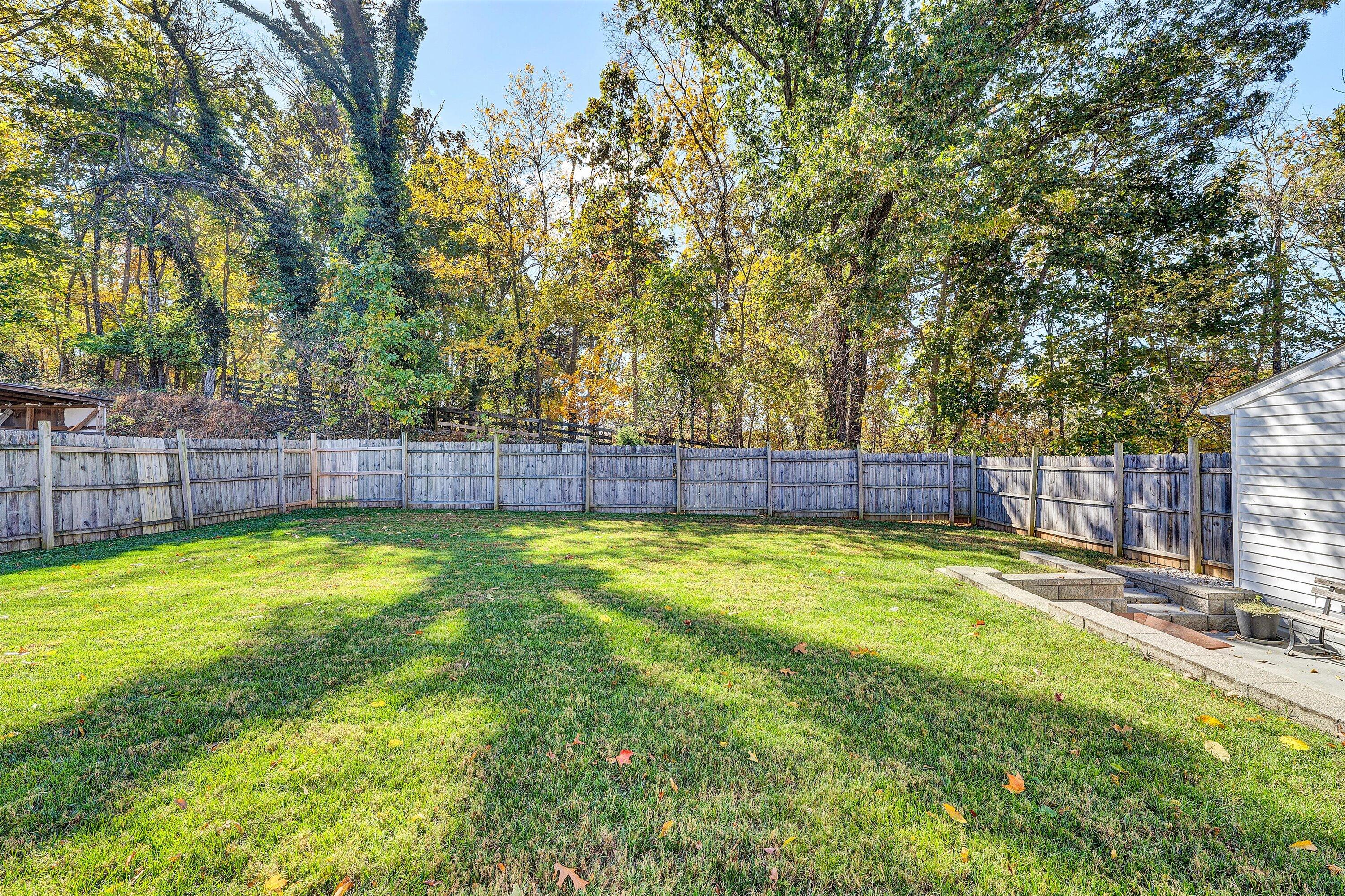 6836 Trevilian Road Roanoke, VA 24019 - Photo 41 of 47 a view of yard with swimming pool and wooden fence