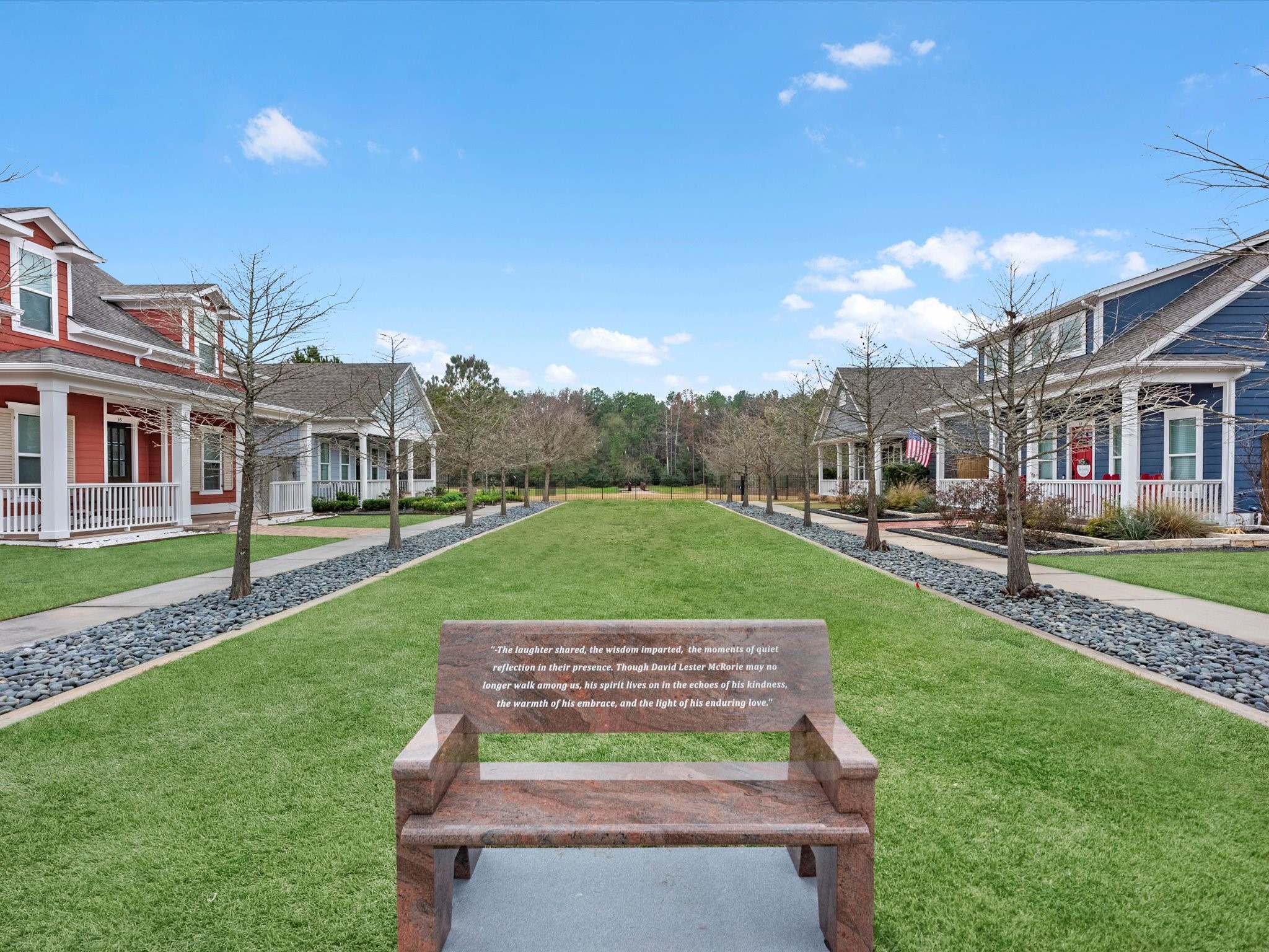 55 Red Harper Drive Spring, TX 77389 - Photo 25 of 28 a view of a yard with a house