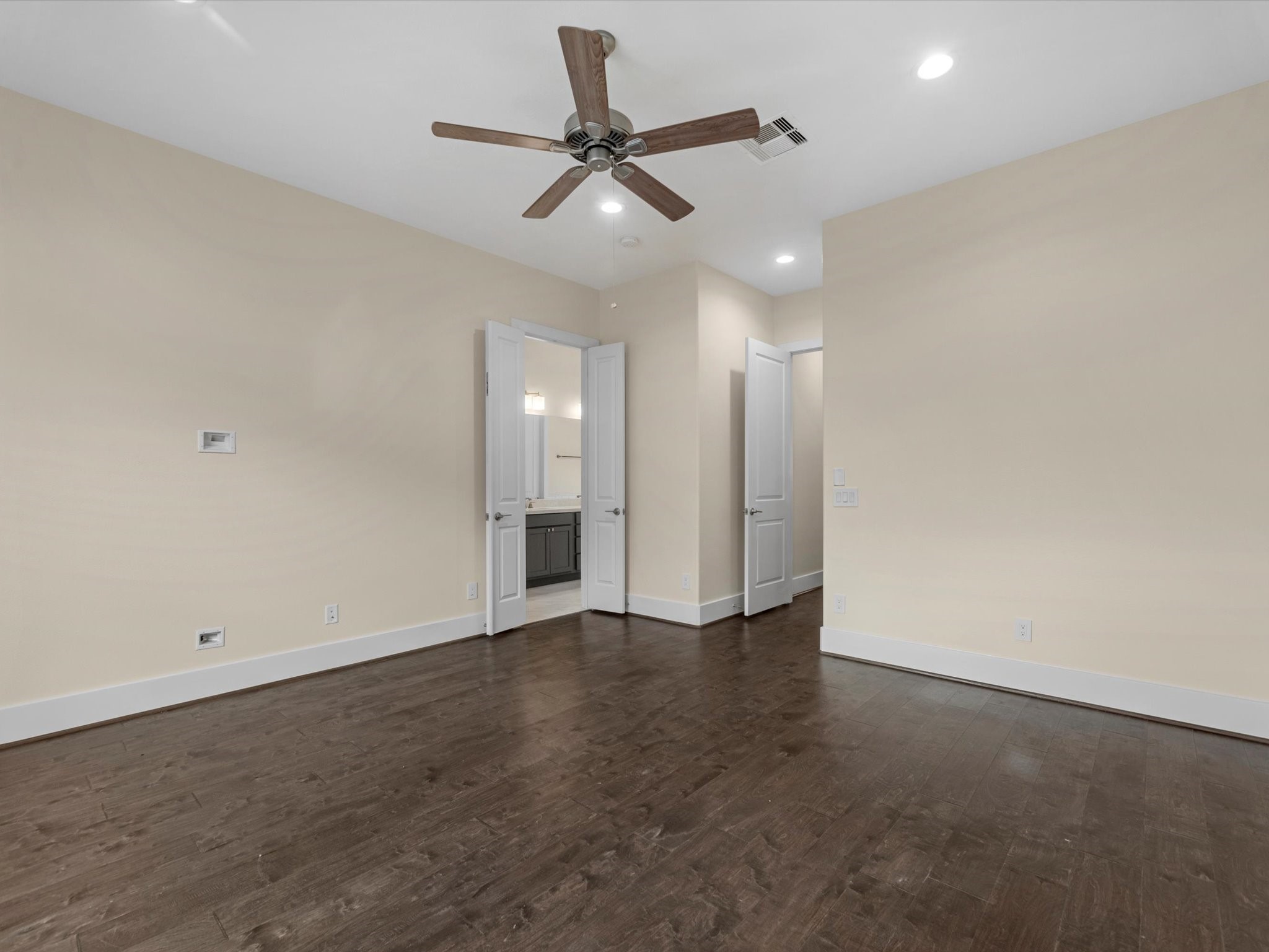 55 Red Harper Drive Spring, TX 77389 - Photo 10 of 28 an empty room with wooden floor and windows