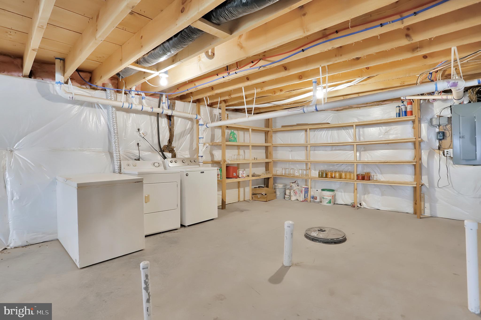 1188 Church Road Orrtanna, PA 17353 - Photo 56 of 60 Laundry; Roughed-In Bathroom for Basement