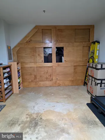 a view of storage and utility room