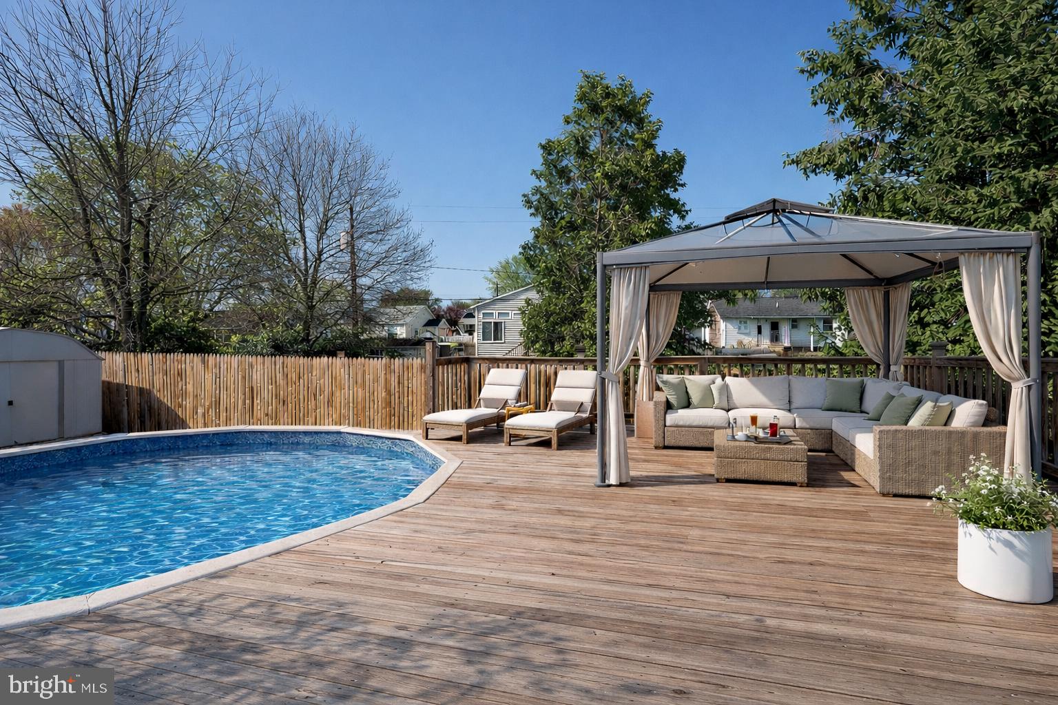 10 Cowl Court Baltimore, MD 21220 - Photo 28 of 33 Serene backyard oasis with poolside charm.