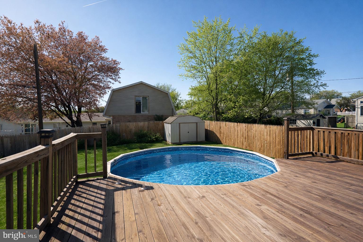 10 Cowl Court Baltimore, MD 21220 - Photo 29 of 33 Sunny backyard oasis with pool.