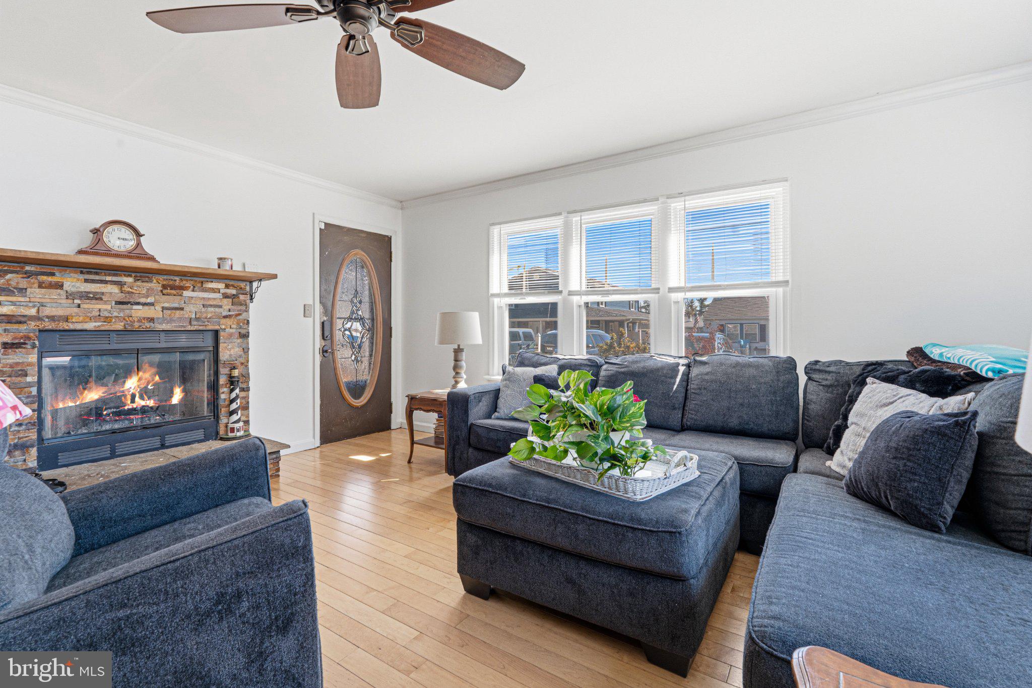 10 Cowl Court Baltimore, MD 21220 - Photo 3 of 33 Cozy living room with a warm fireplace.