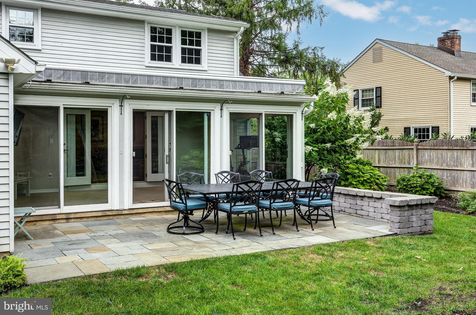 6 Heritage Road Haddonfield, NJ 08033 - Photo 13 of 61 a view of house with a backyard and sitting area