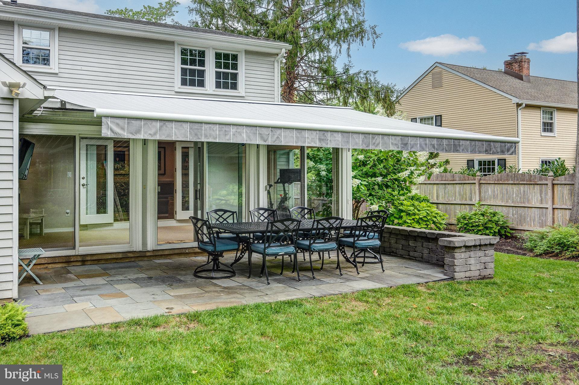 6 Heritage Road Haddonfield, NJ 08033 - Photo 14 of 61 a view of a house with backyard and sitting area