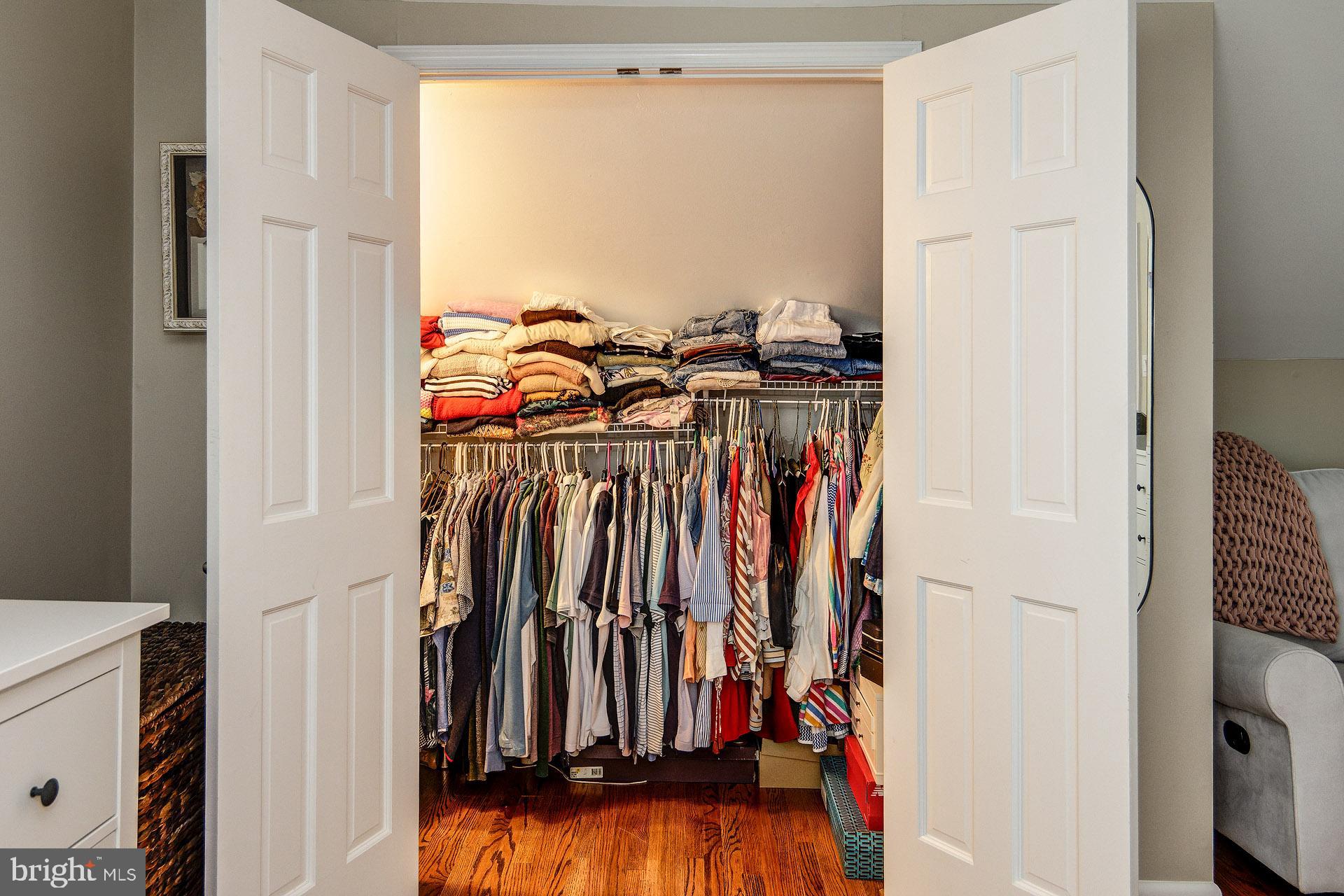6 Heritage Road Haddonfield, NJ 08033 - Photo 54 of 61 a view of walk in closet with clothes