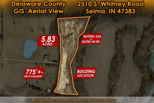 $119,900 | 2510 South Whitney Road, Selma, IN 47383