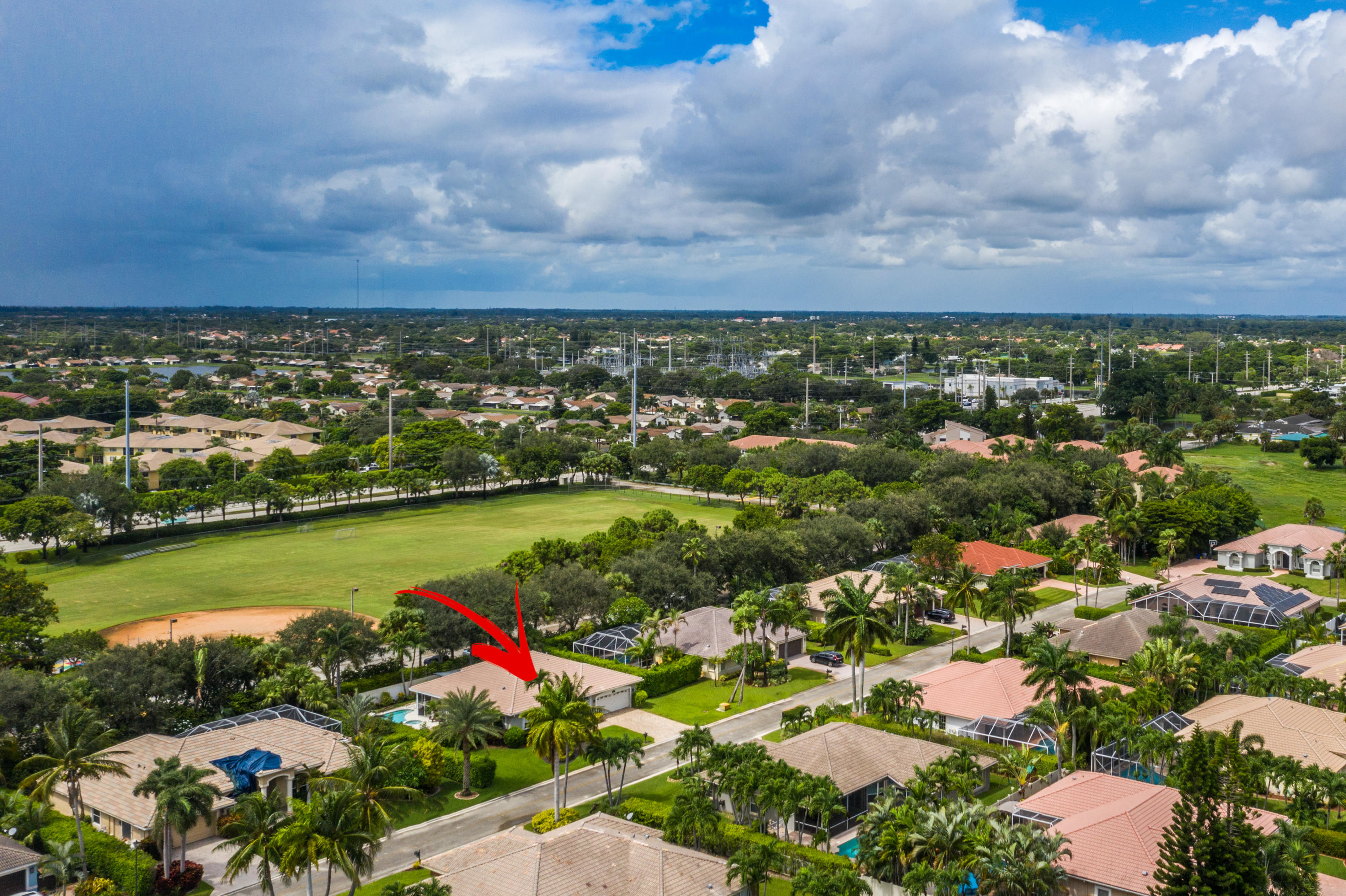 9611 Aloe Road Boynton Beach, FL 33436 - Photo 34 of 38 Aerial