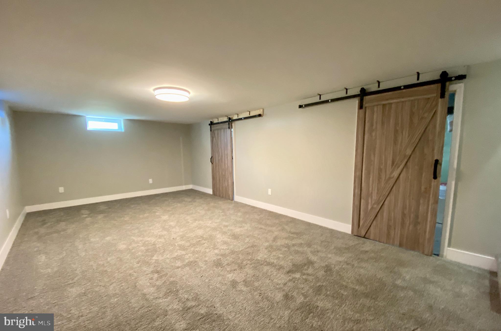 4475 East Prospect Road York, PA 17406 - Photo 26 of 29 Rec Rm in bsmt with sliding barn doors