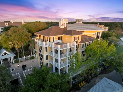 a front view of a house with patio outdoor seating