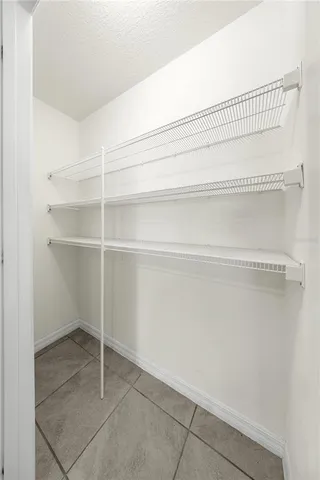 an empty room with a natural light