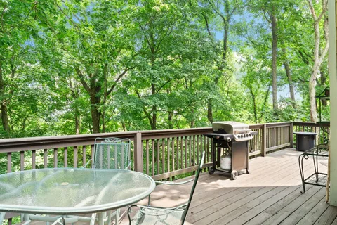 a view of balcony deck and patio