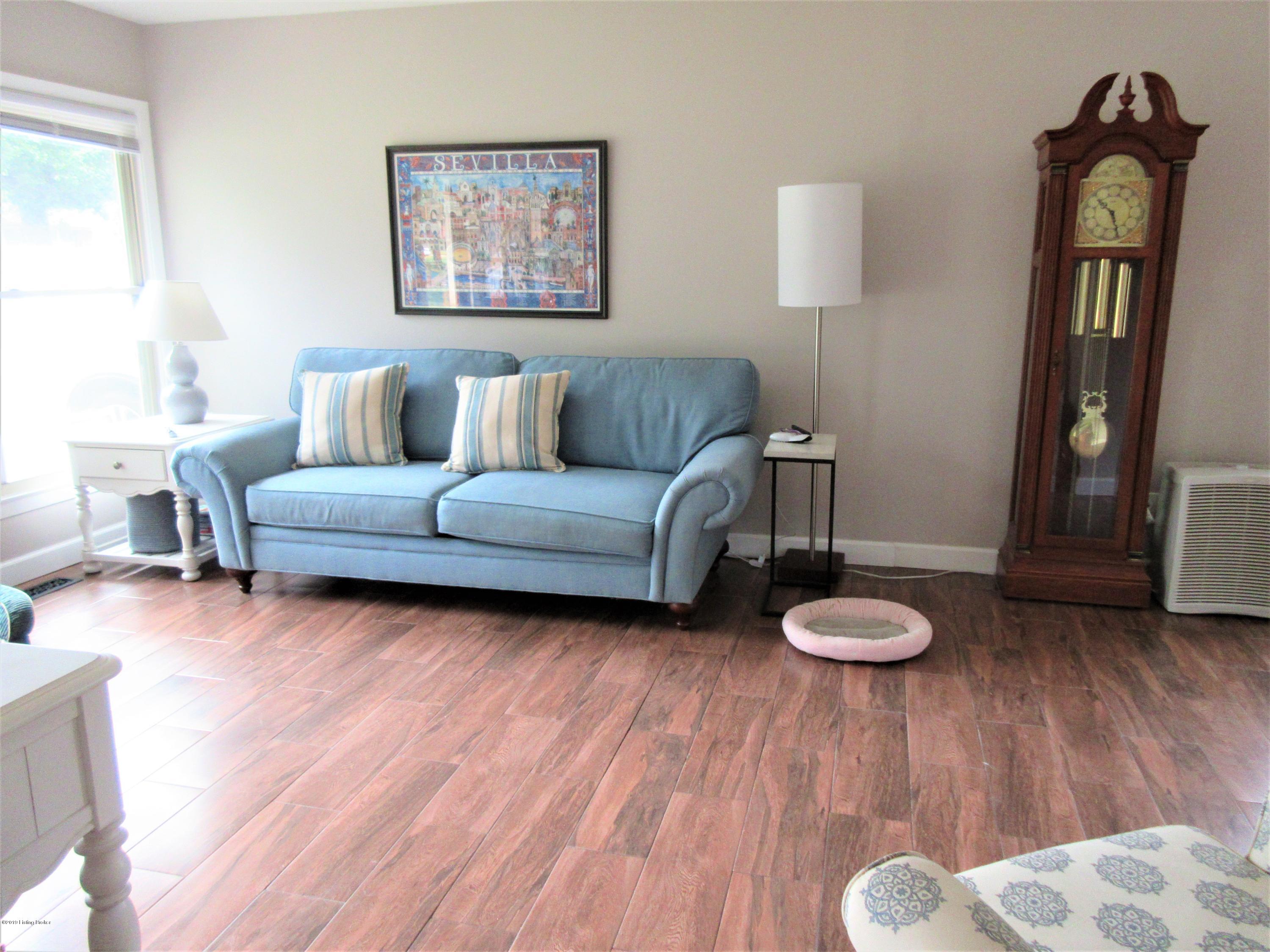 living room w/new flooring