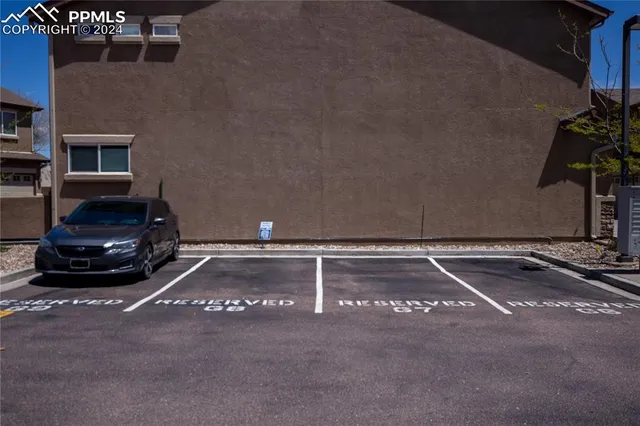 a car parked in parking lot