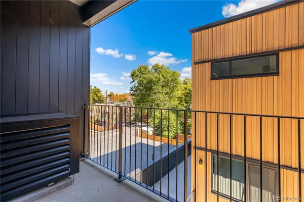 a view of a balcony