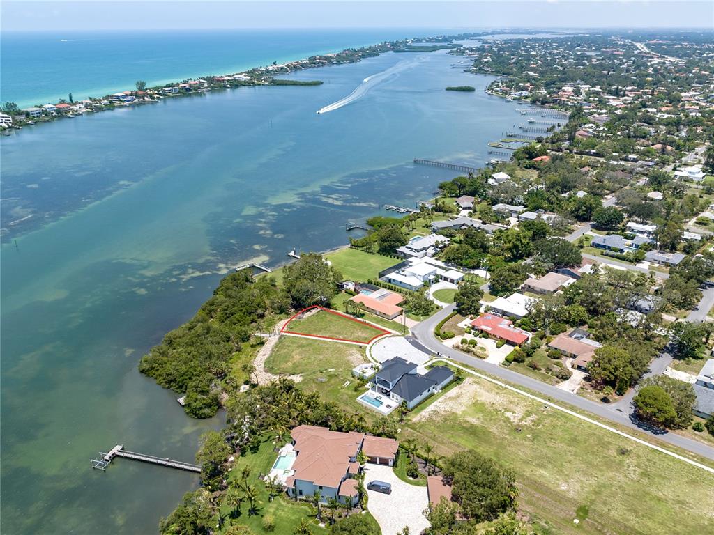 1461 Bayshore Road Nokomis, FL 34275 - Photo 2 of 6 an aerial view of a houses with outdoor space