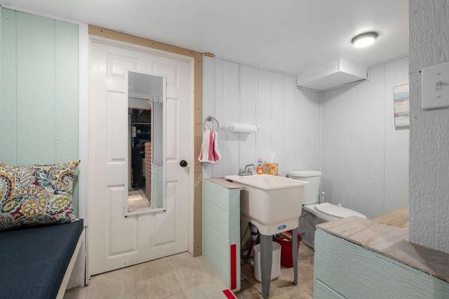 a view of storage and utility room