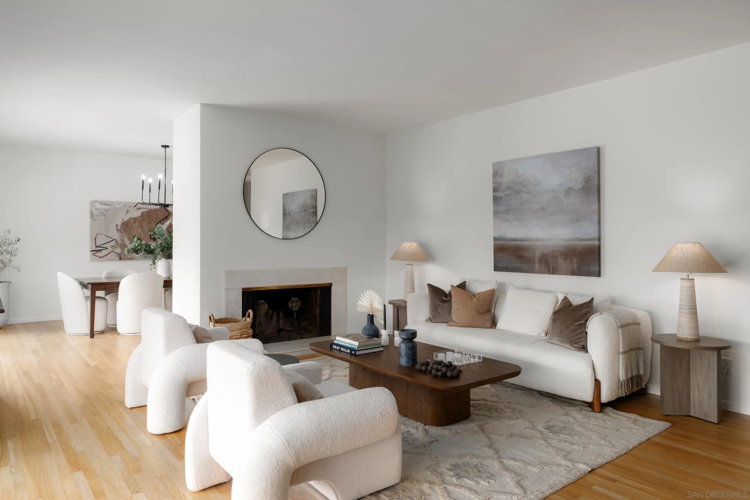 16059 Puerta Del Sol Rancho Santa Fe, CA 92067 - Photo 11 of 25 a living room with furniture and a fireplace