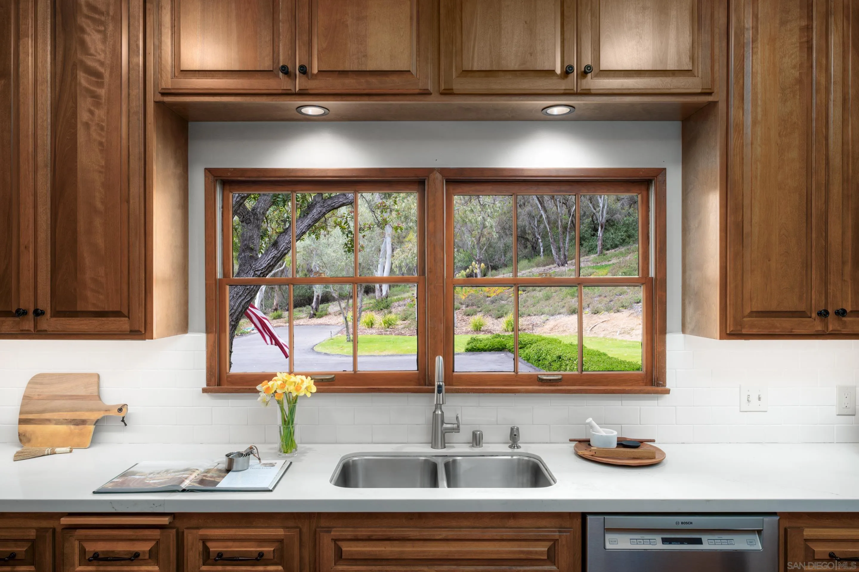 16059 Puerta Del Sol Rancho Santa Fe, CA 92067 - Photo 5 of 25 a kitchen with a sink and a window