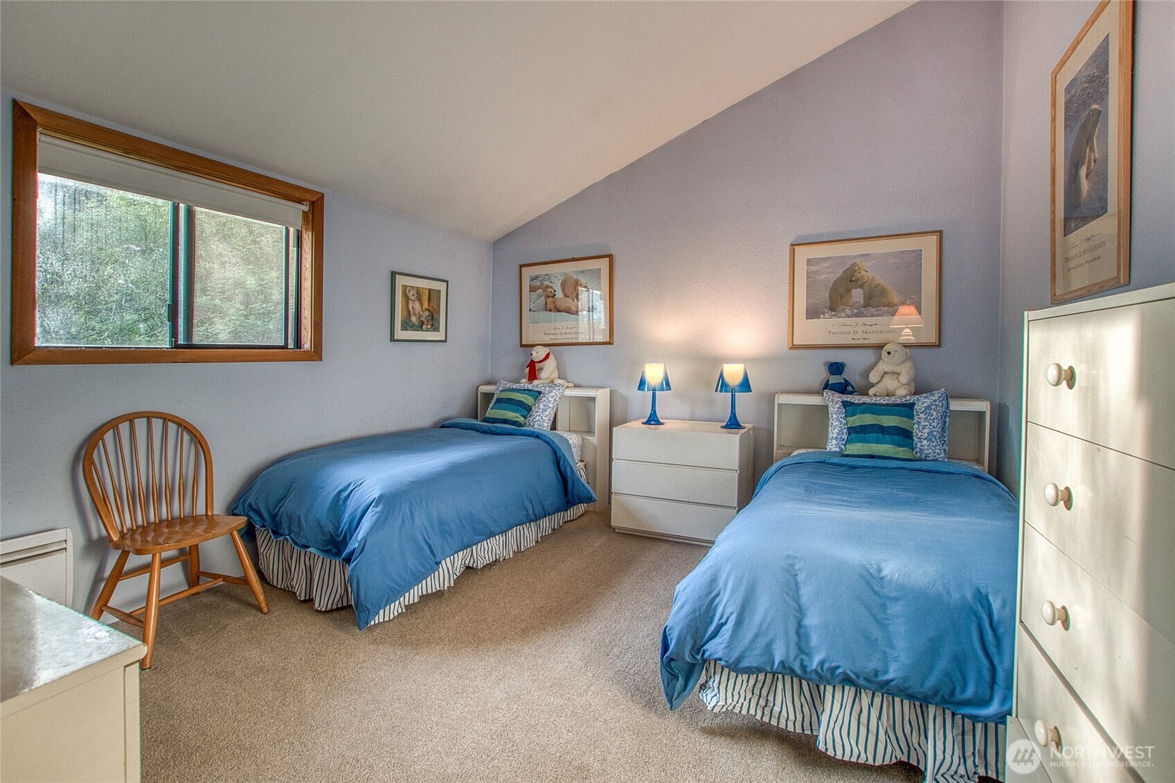 664 Tidewinds Lane Orcas Island, WA 98245 - Photo 26 of 35 a bedroom with furniture and a window
