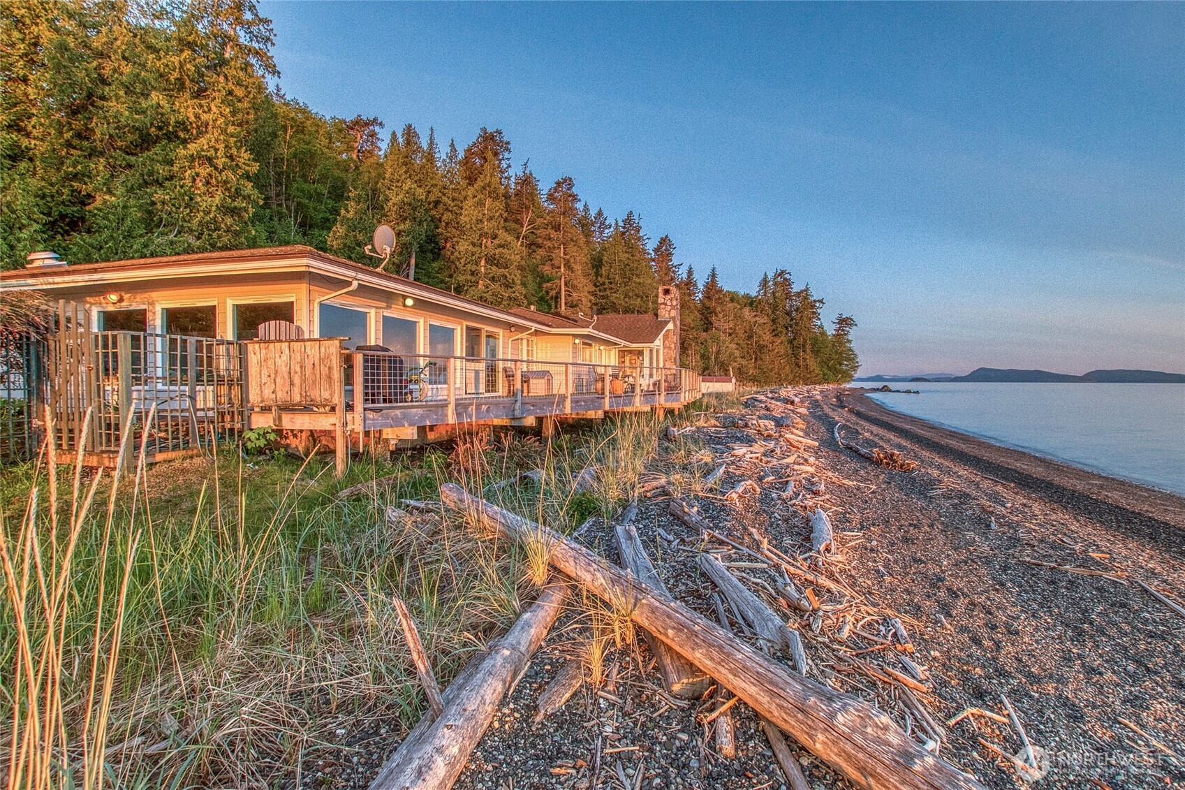 664 Tidewinds Lane Orcas Island, WA 98245 - Photo 34 of 35 a view of a house with a yard