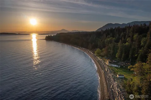 a view of outdoor space and ocean view