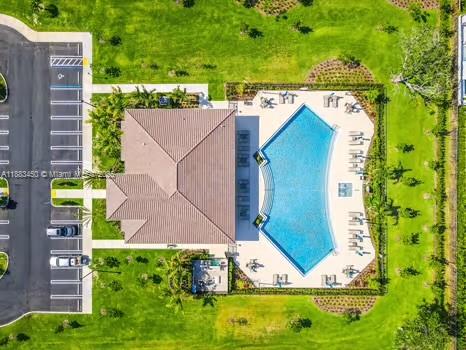 11852 Southwest 245 Terrace Homestead, FL 33032 - Photo 29 of 31 an aerial view of a house with a yard basket ball court and outdoor seating