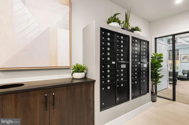 a close view of closet