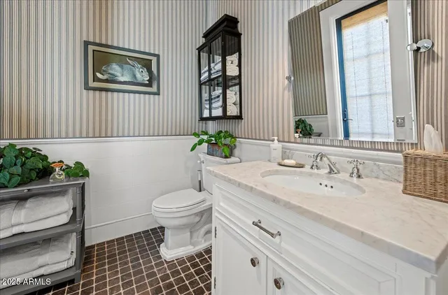 a bathroom with a sink and a toilet