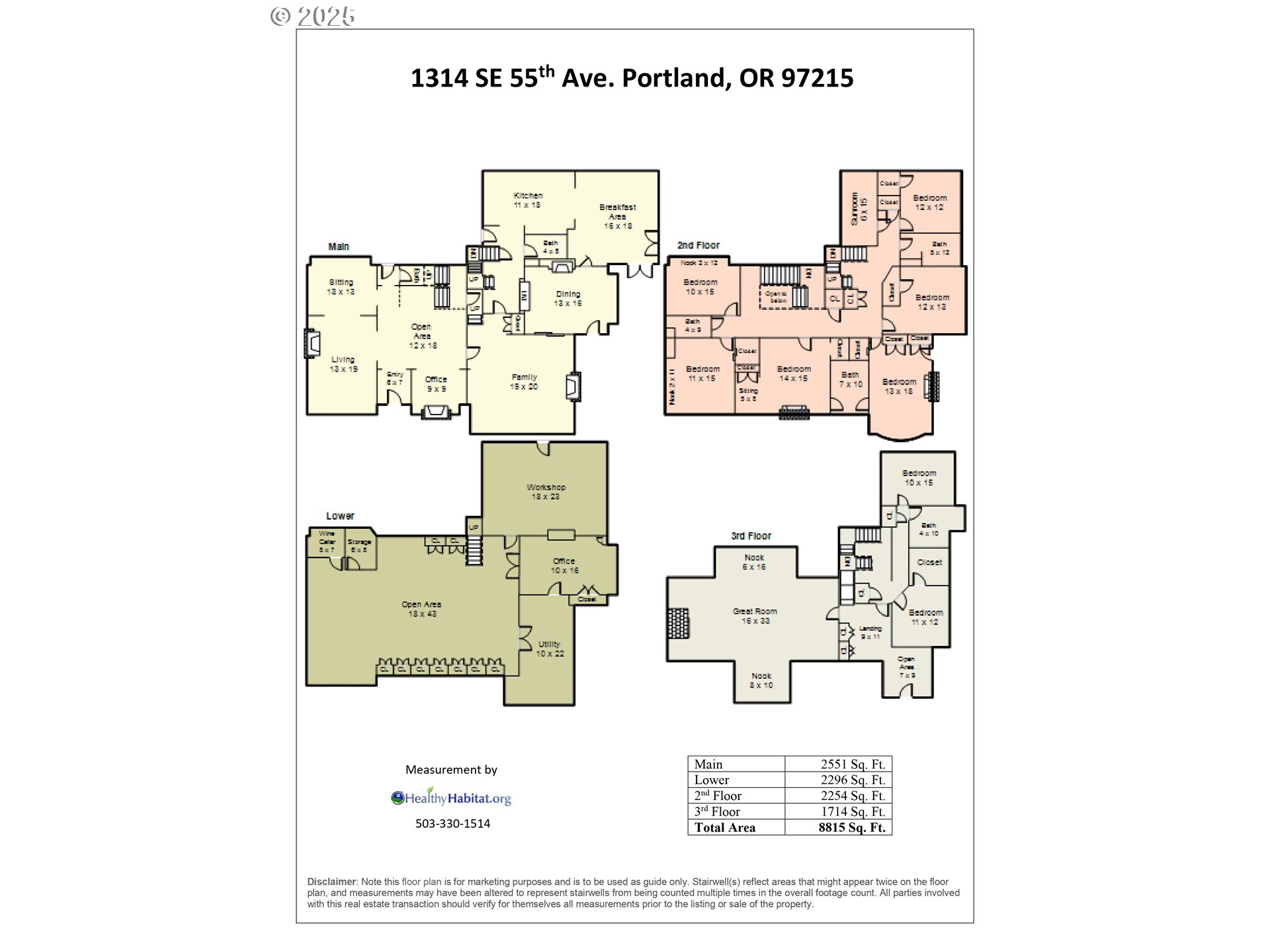 1314 Southeast 55th Avenue Portland, OR 97215 - Photo 47 of 47 a picture of a floor plan