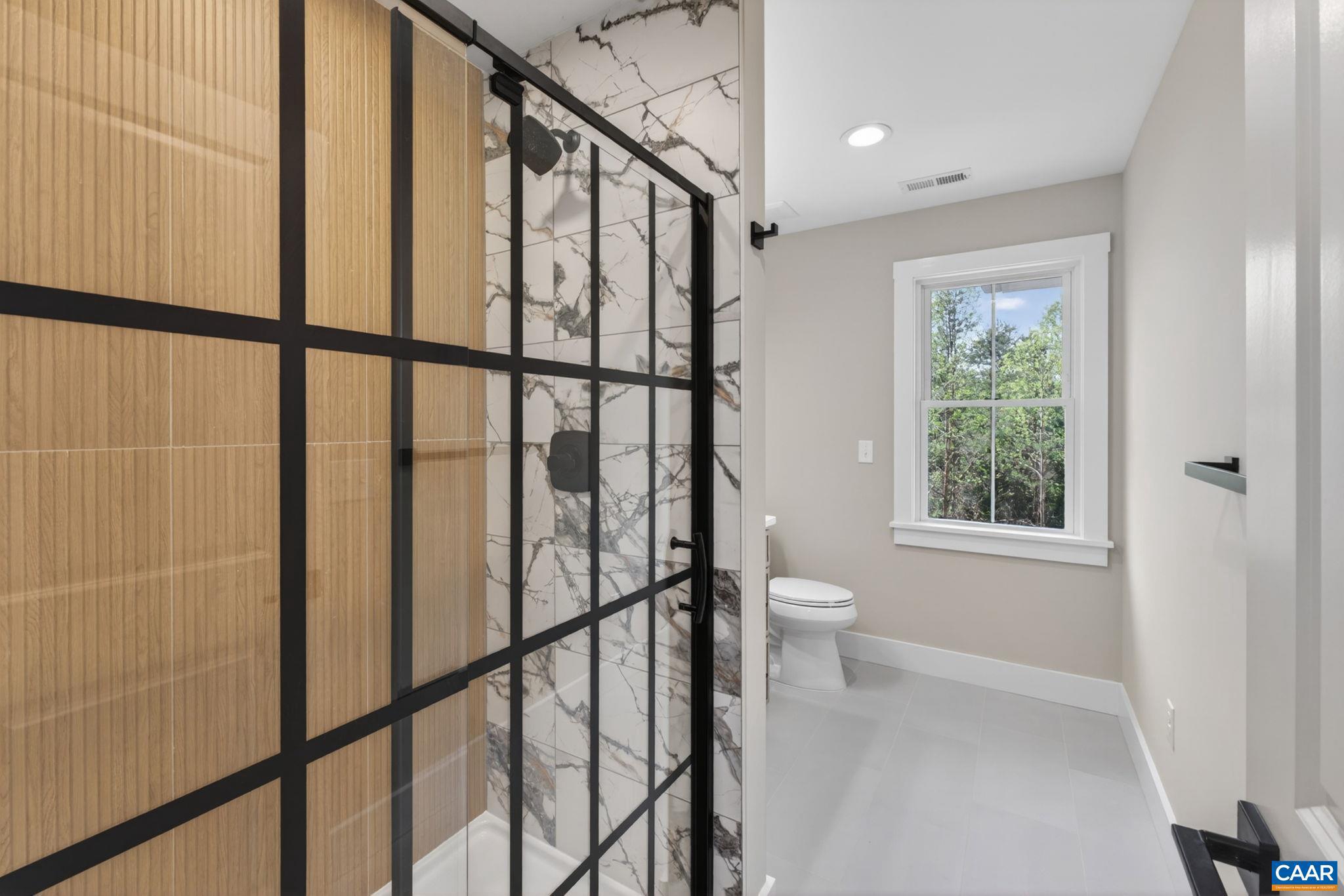 236 Palmer Place Ruckersville, VA 22968 - Photo 47 of 65 a bathroom with a toilet tub and a shower
