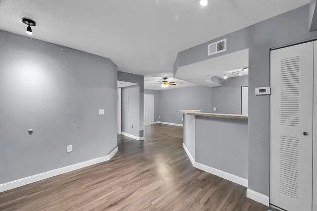 wooden floor in an empty room
