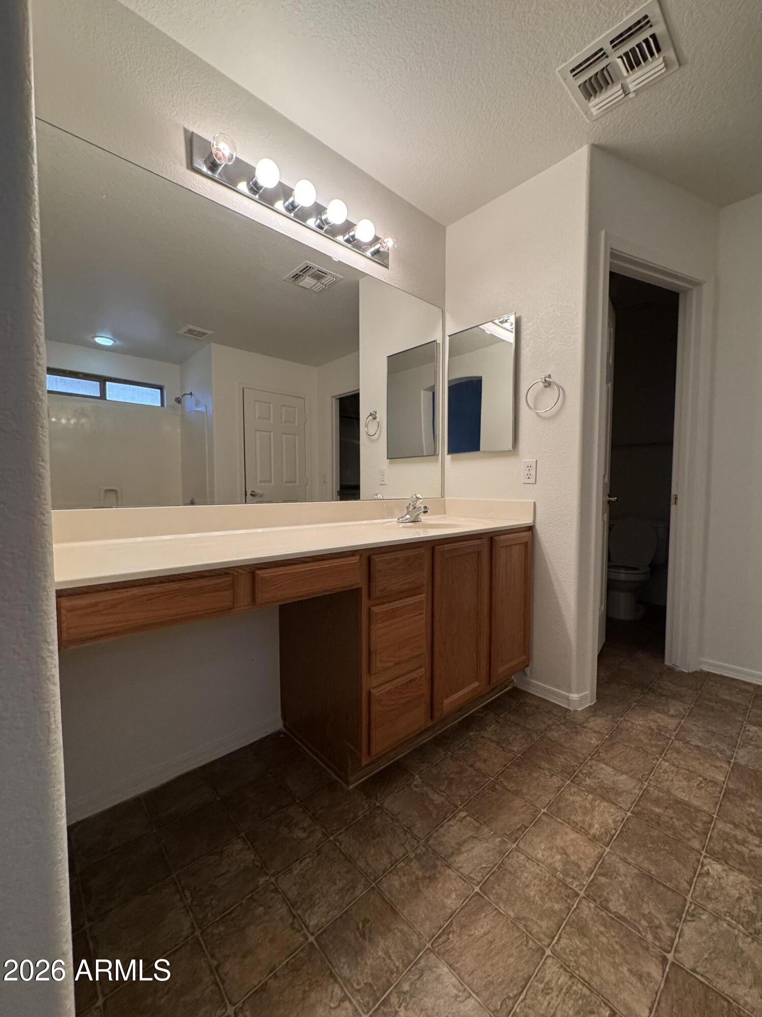 1126 East Shannon Street Gilbert, AZ 85295 - Photo 17 of 22 a spacious bathroom with a double vanity sink and a mirror