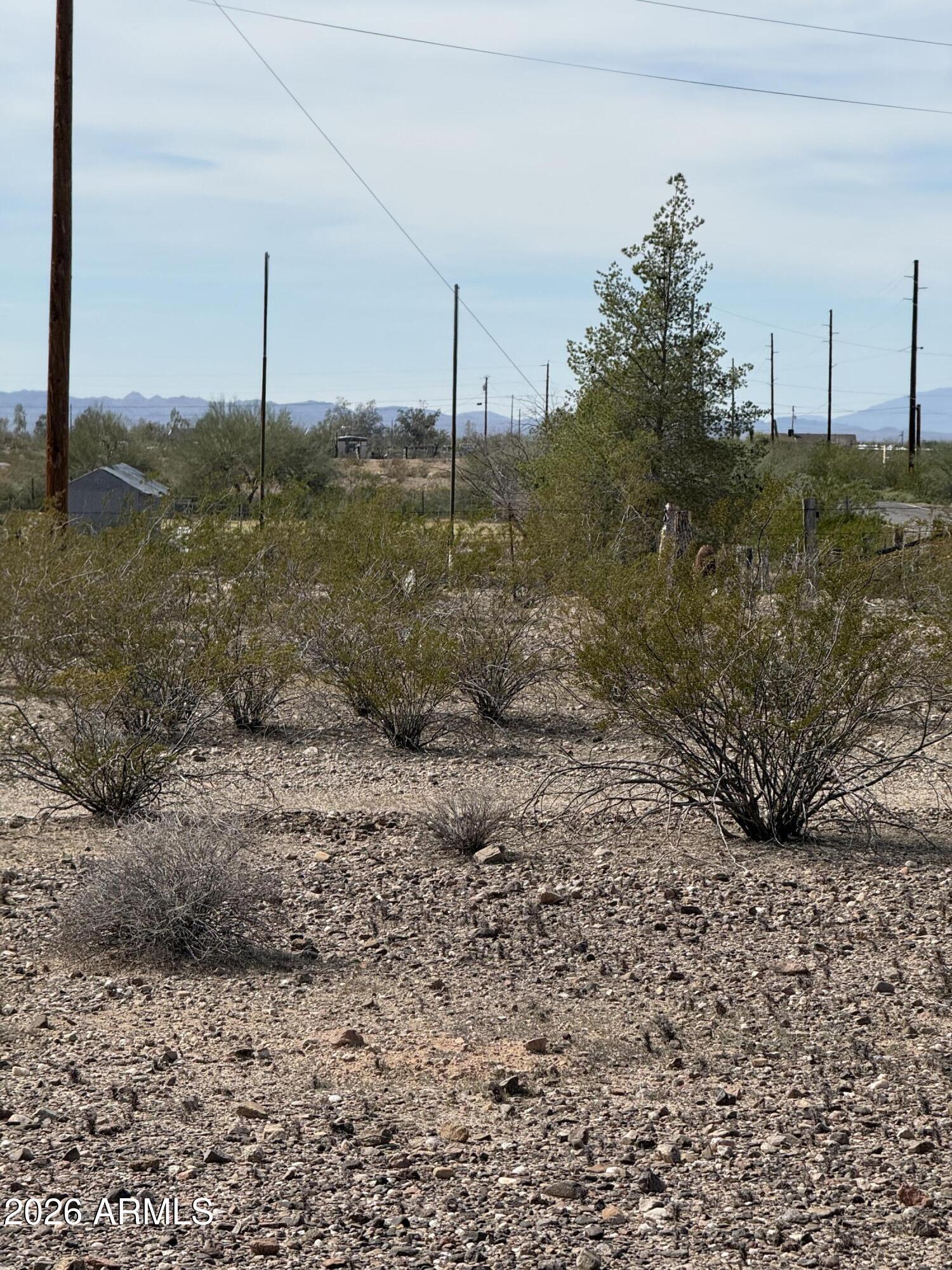29999 West Peak View Road, Unit 15 Wittmann, AZ 85361 - Photo 12 of 20 a view of a yard with wooden fence