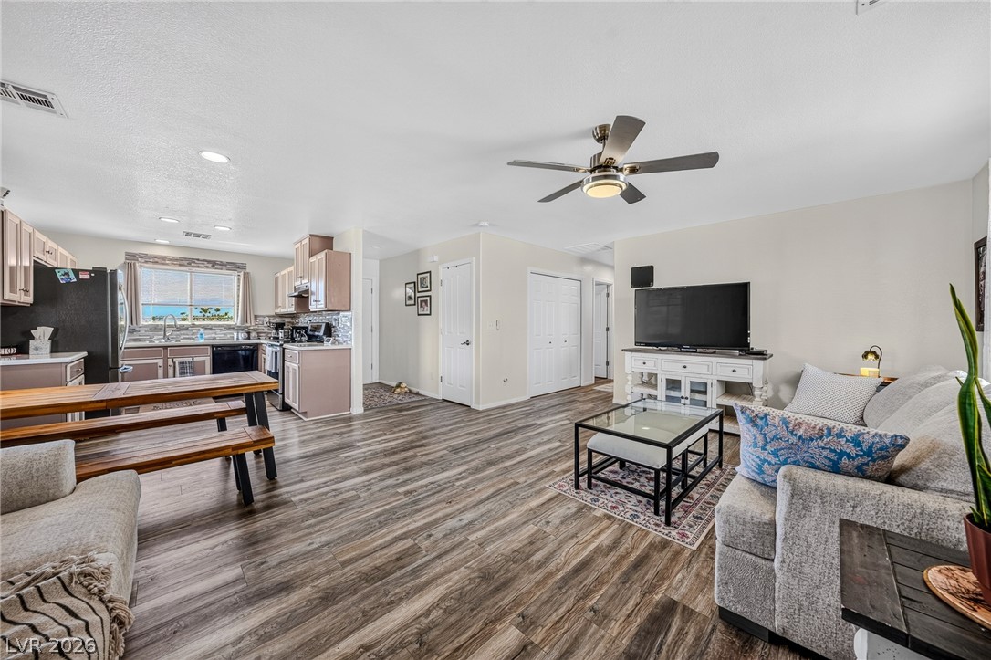 2970 Rio Rico Drive Pahrump, NV 89048 - Photo 41 of 41 An open concept floorplan seamlessly connects the living space to the adjacent kitchen area.
