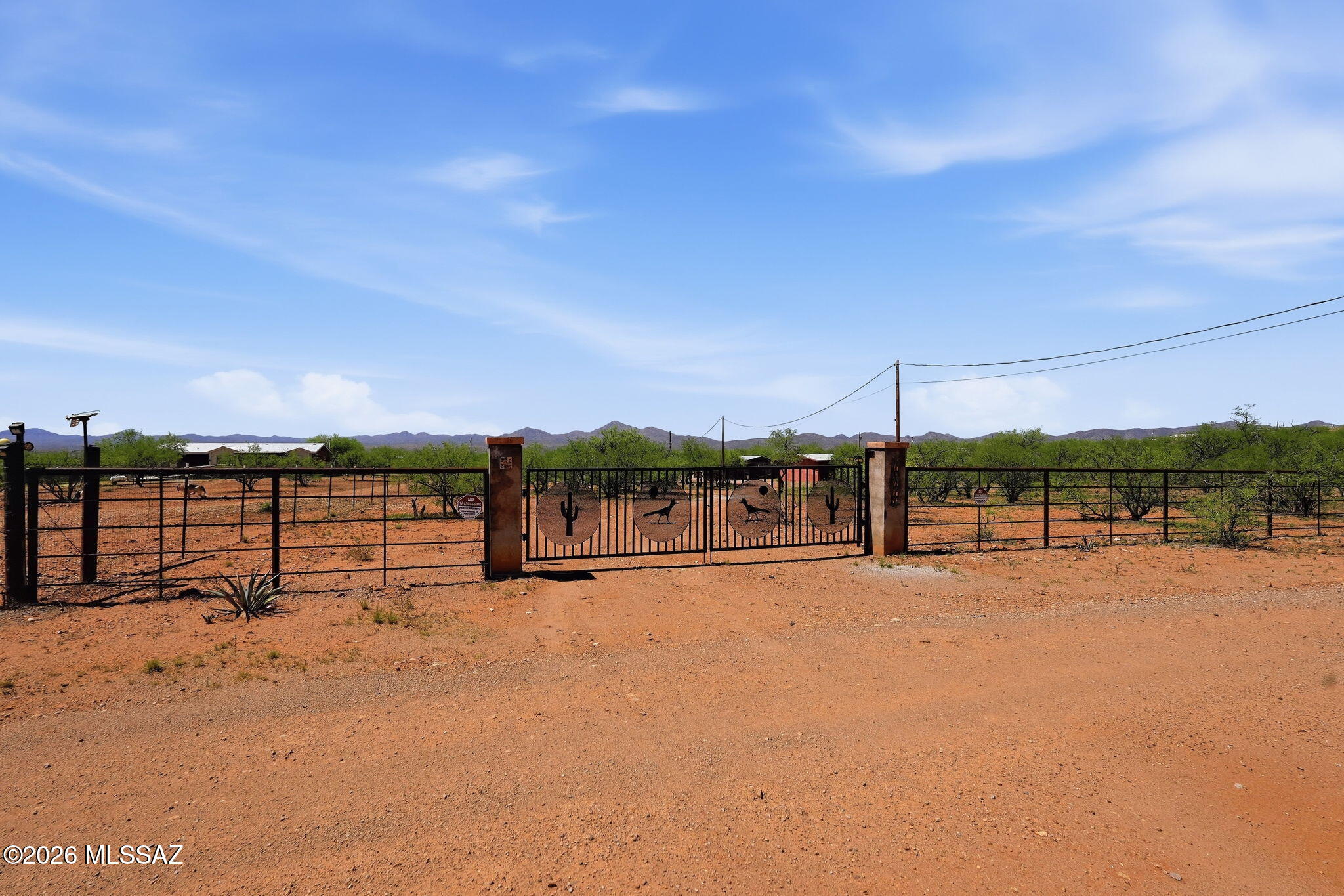 16315 West Ili Teka Road Arivaca, AZ 85601 - Photo 2 of 44 Entrance gate
