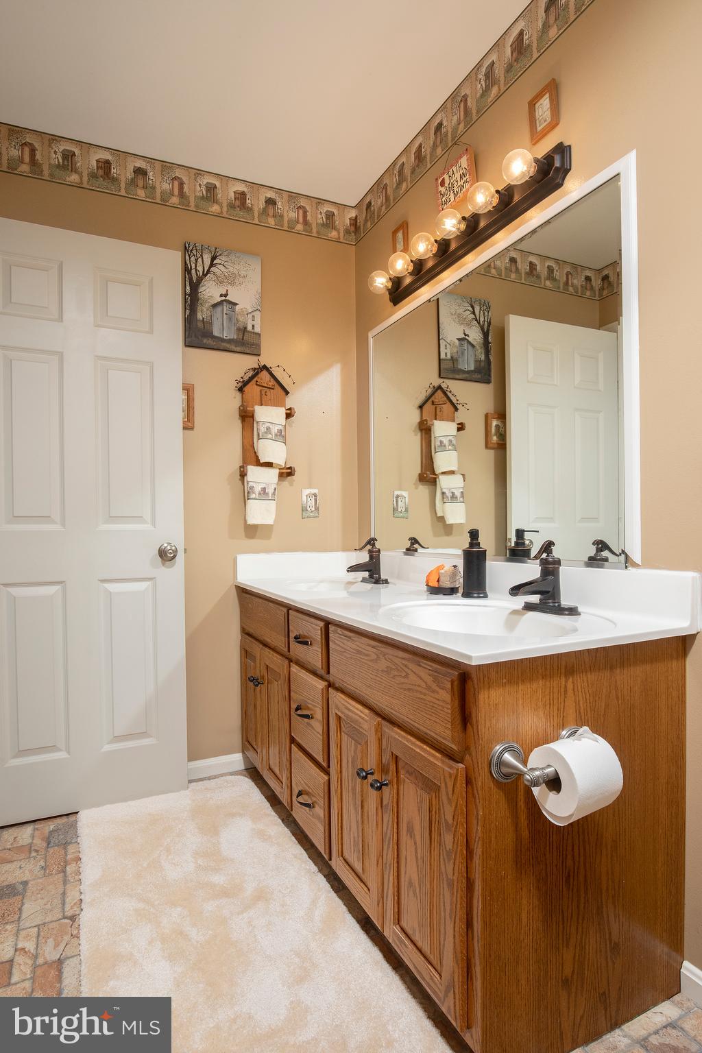 9308 Benson Road Lincoln, DE 19960 - Photo 45 of 59 Double Sink Vanity Guest Bathroom