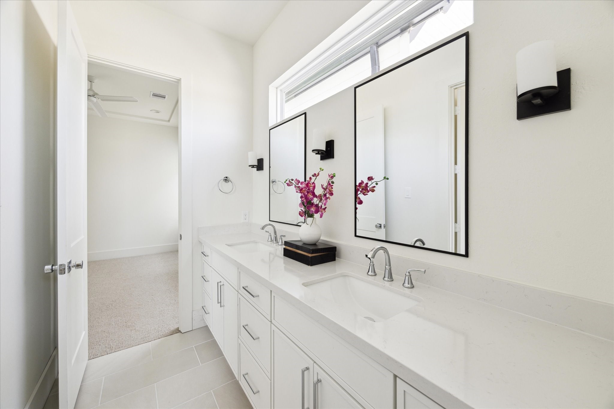 5309 Lambeth Riverside Drive Houston, TX 77091 - Photo 24 of 29 a bathroom with a sink and mirror
