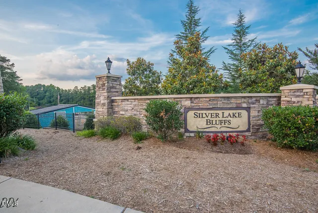 a view of outdoor space with sign board