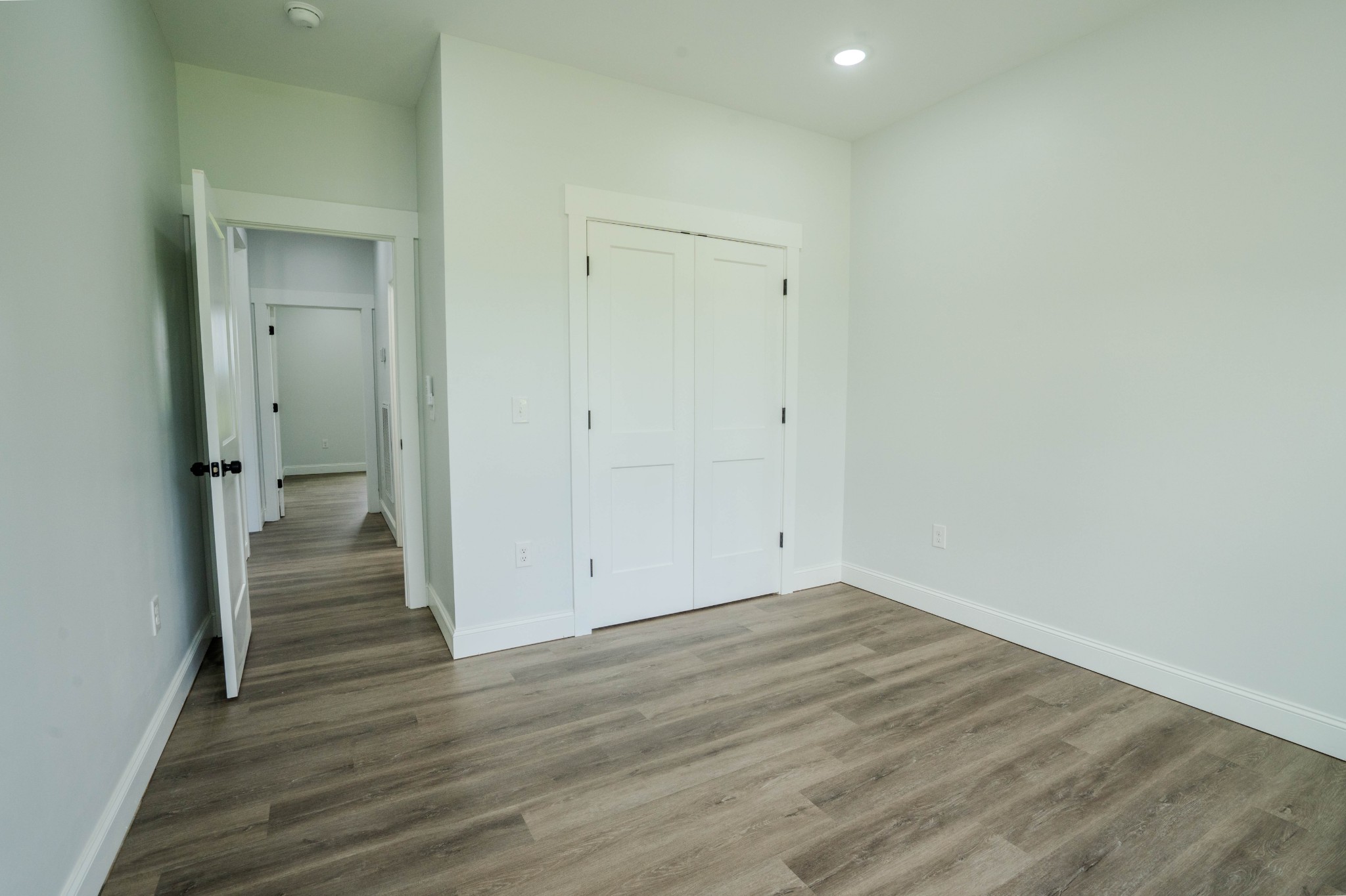 176 Beartown Road Loretto, TN 38469 - Photo 24 of 46 a view of a hallway with wooden floor and closet