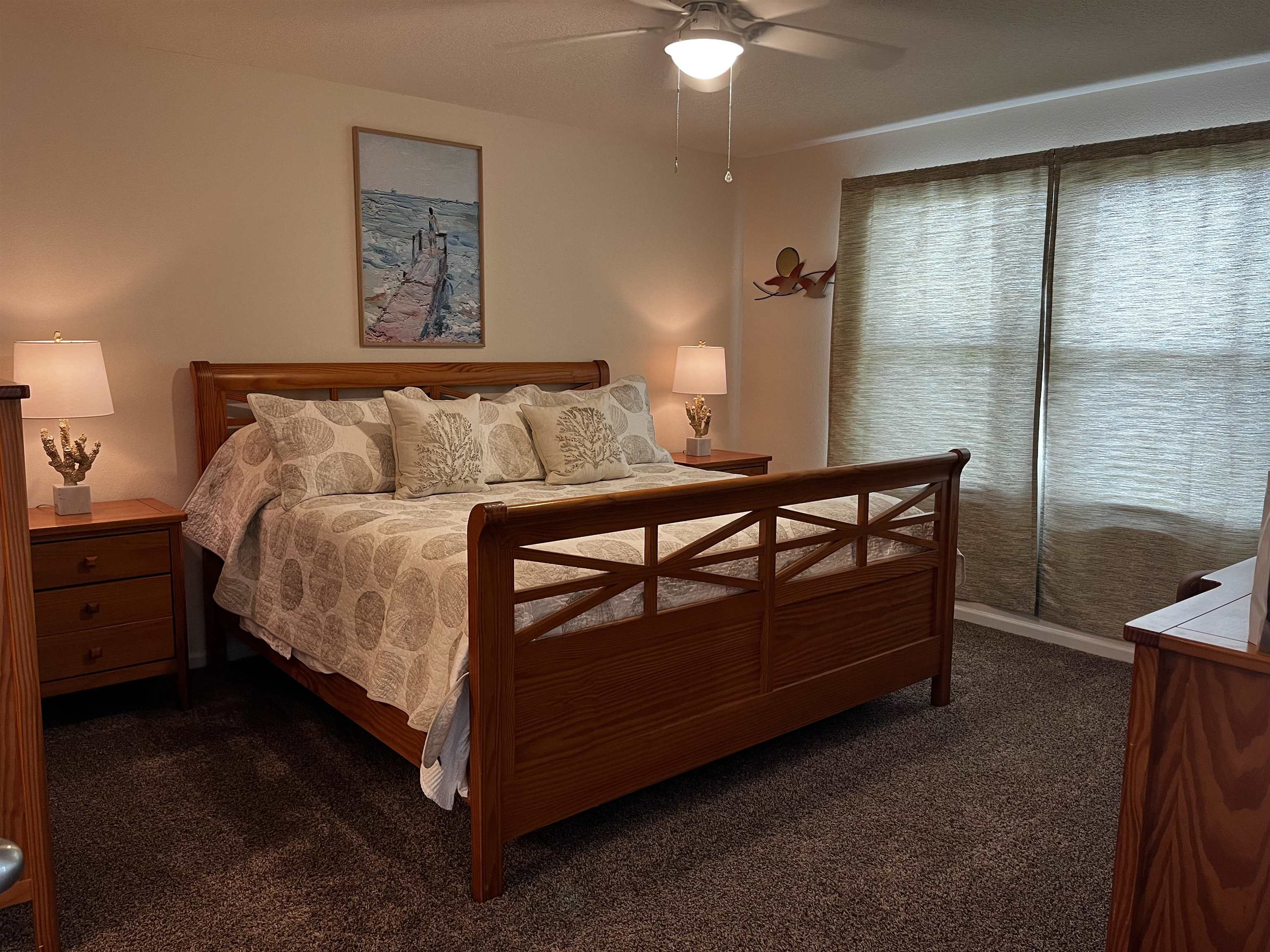 32 Del Mar Circle St. Augustine, FL 32086 - Photo 8 of 21 a bedroom with a bed and a chandelier
