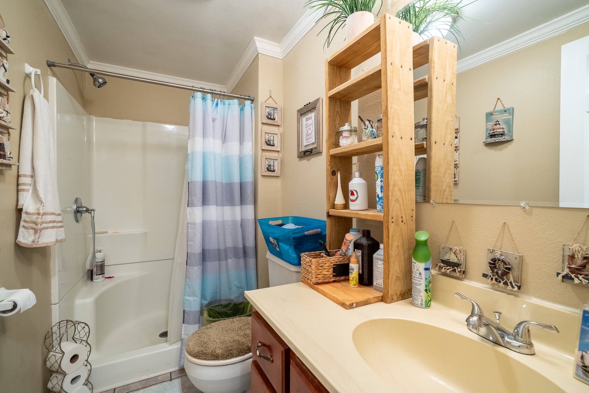 2862 Highway 43 South Loretto, TN 38469 - Photo 22 of 40 a bathroom with a sink toilet tub and shower