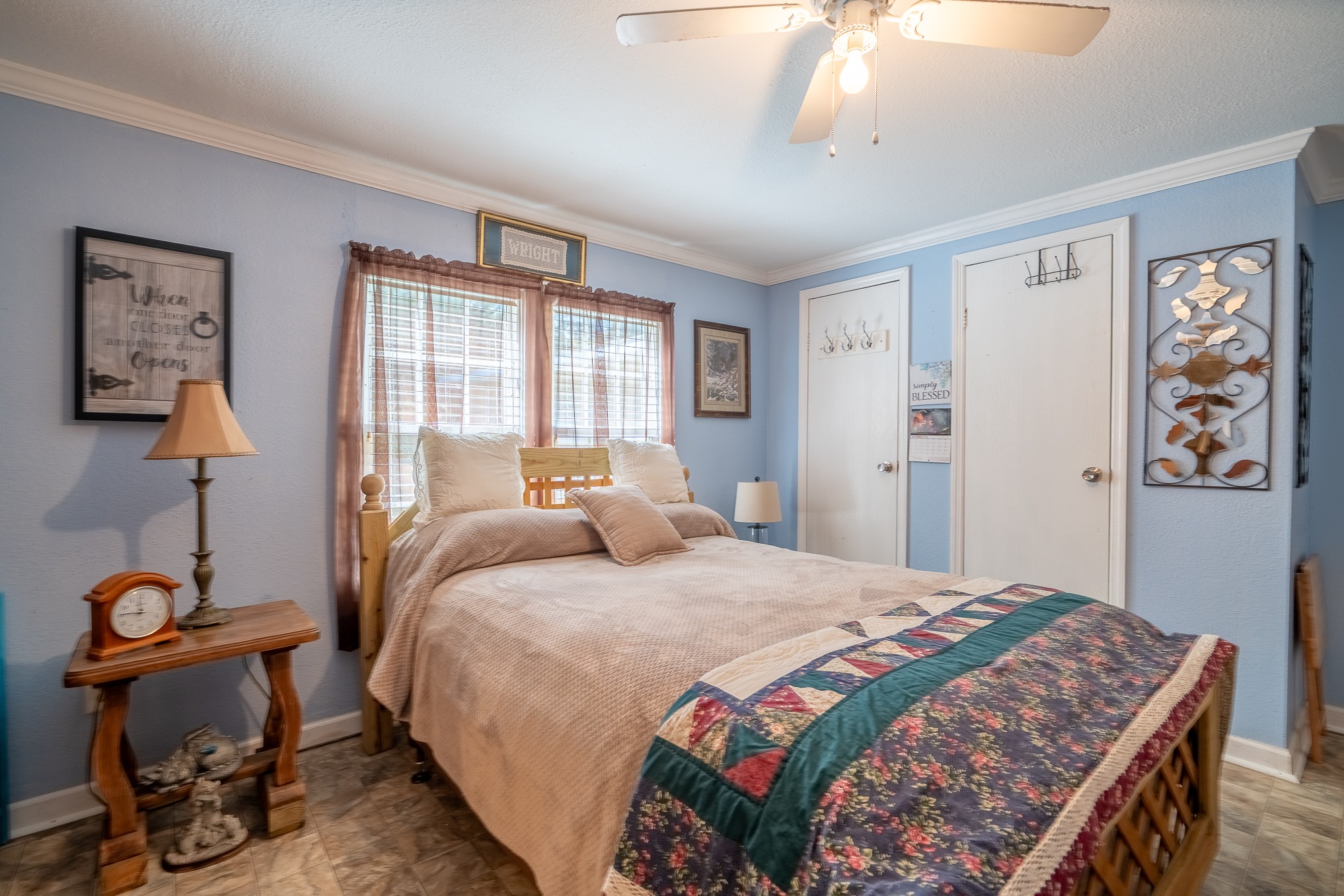 2862 Highway 43 South Loretto, TN 38469 - Photo 26 of 40 a bedroom with a bed and wooden floor