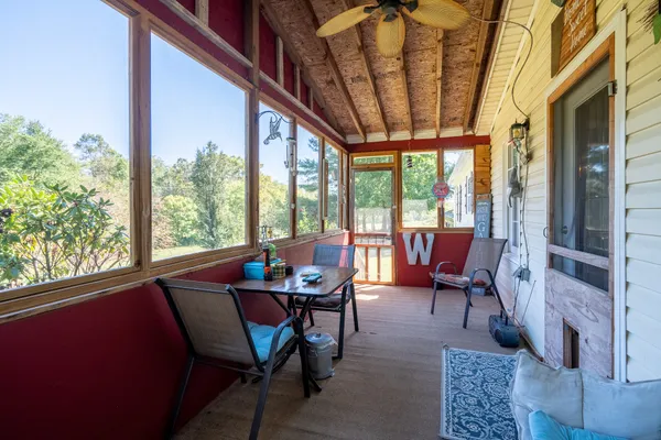 a view of a living room with a couch