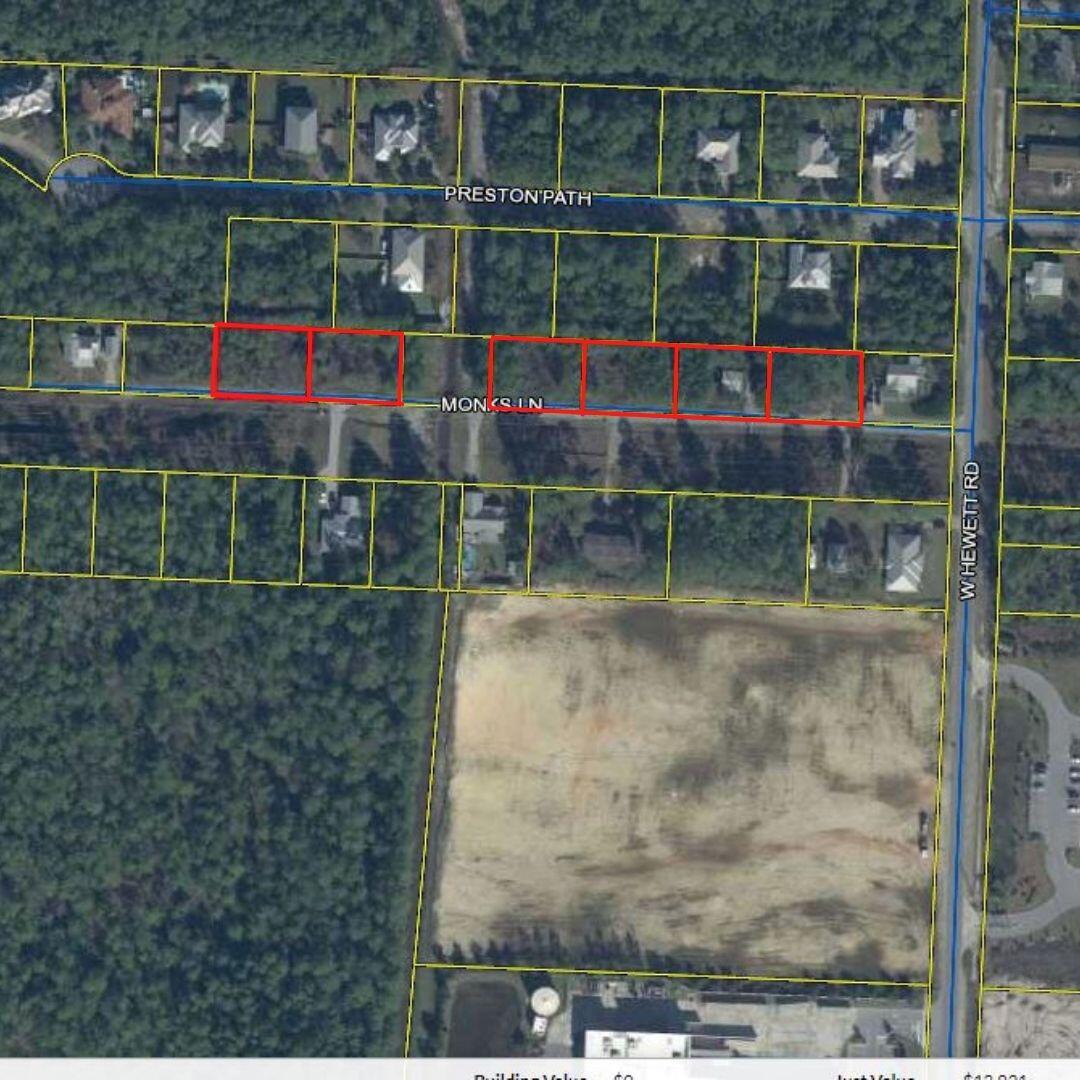 2-7 Monks Lane Santa Rosa Beach, FL 32459 - Photo 1 of 3 Monks Lane Lots Close Up