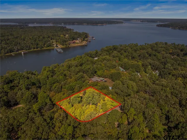 an aerial view of a houses with ocean view